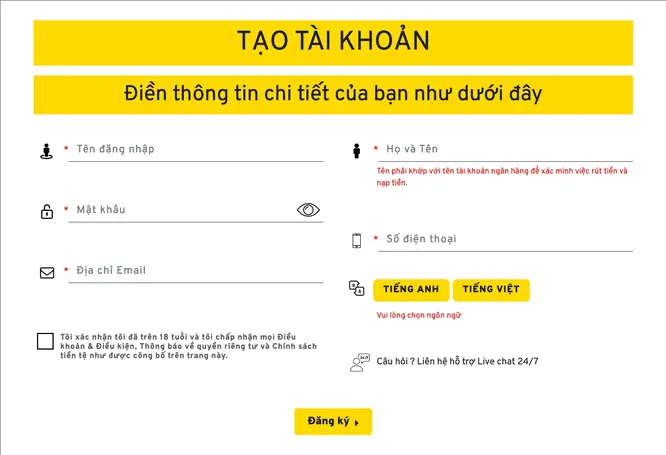 Đăng Ký Tài Khoản WE88 – Giới Thiệu
